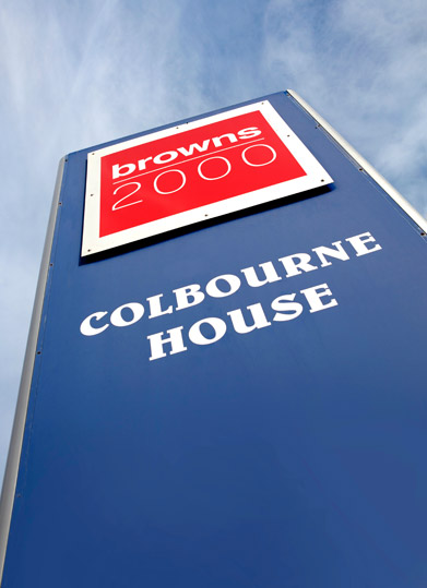 Browns 2000 sign